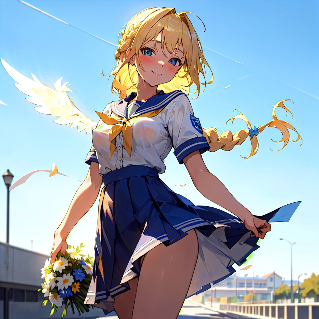 花売りの少女（天使）