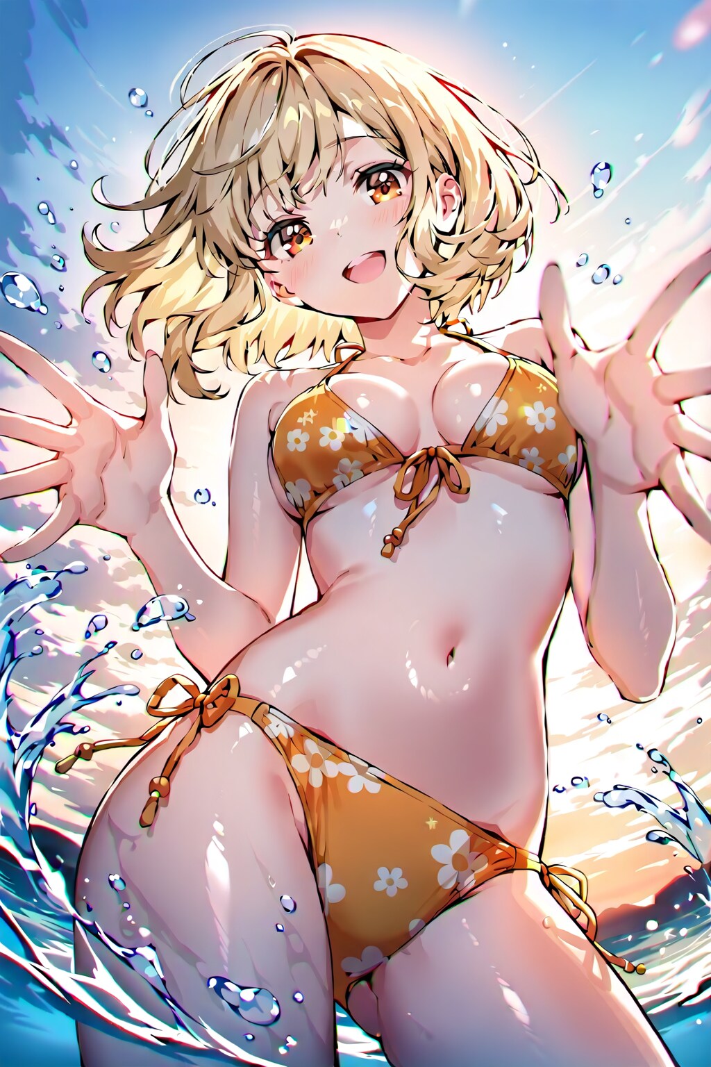水遊び