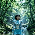 森林と清流と 3枚目