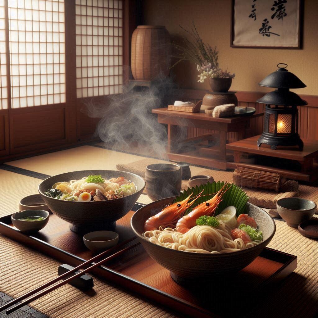 seafood noodleを食べるための部屋