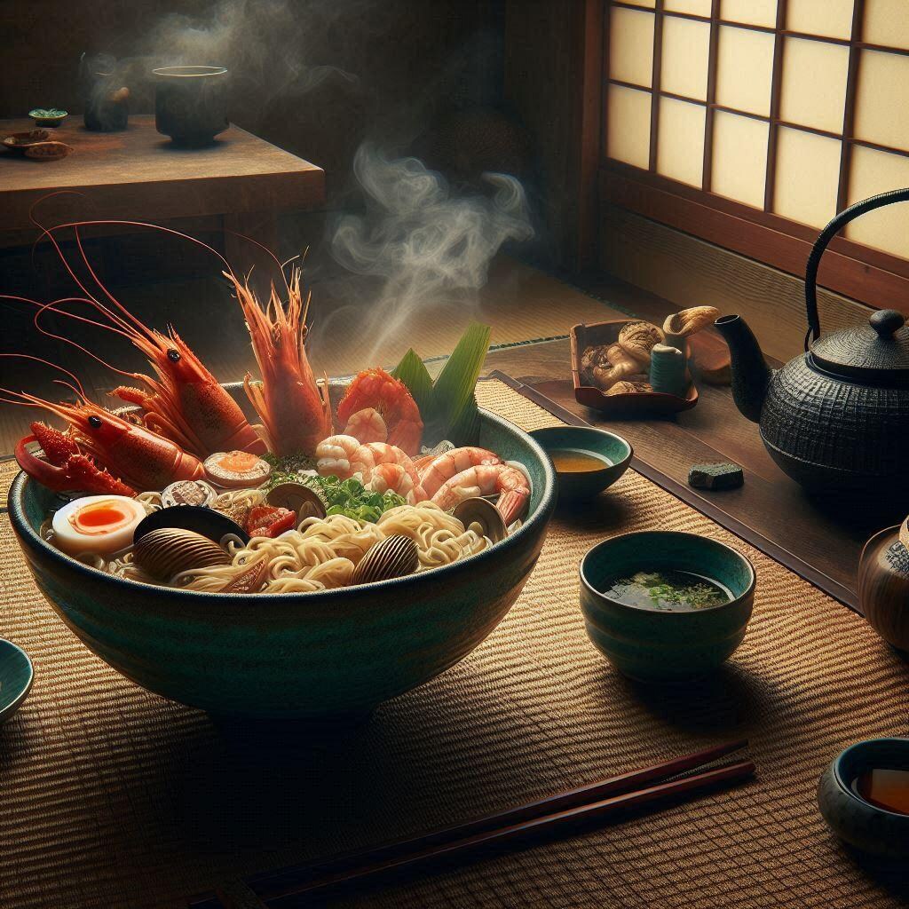 seafood noodleを食べるための部屋