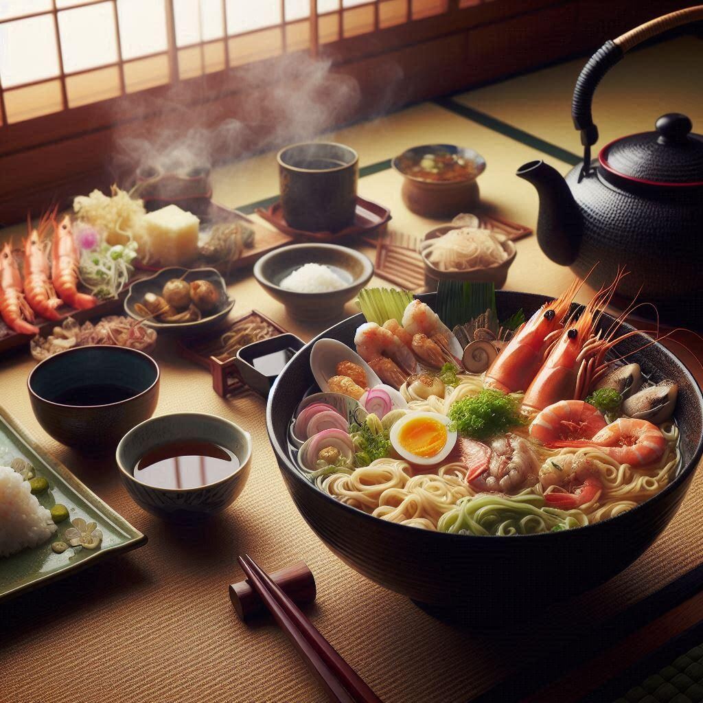 seafood noodleを食べるための部屋