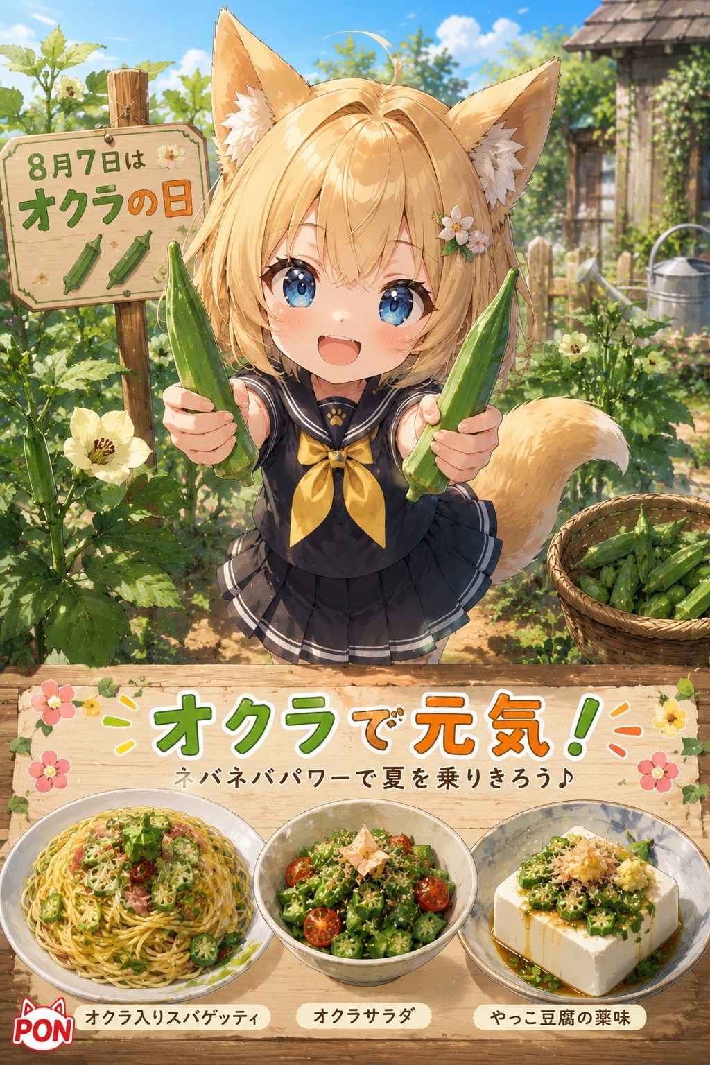 8月7日、オクラの日