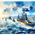 反抗作戦フランソワール艦隊 ニャルチュール提督 作戦時刻6時半より越夜隊拠点に砲撃を仕掛ける 11枚目