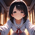 少女のキス顔 3枚目