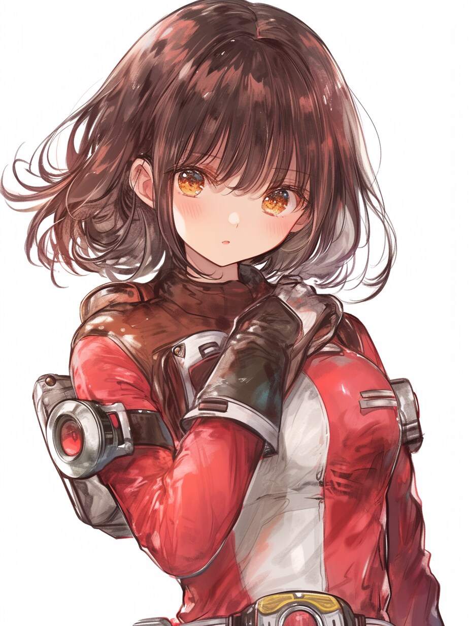 戦隊ヒロイン　レッド。