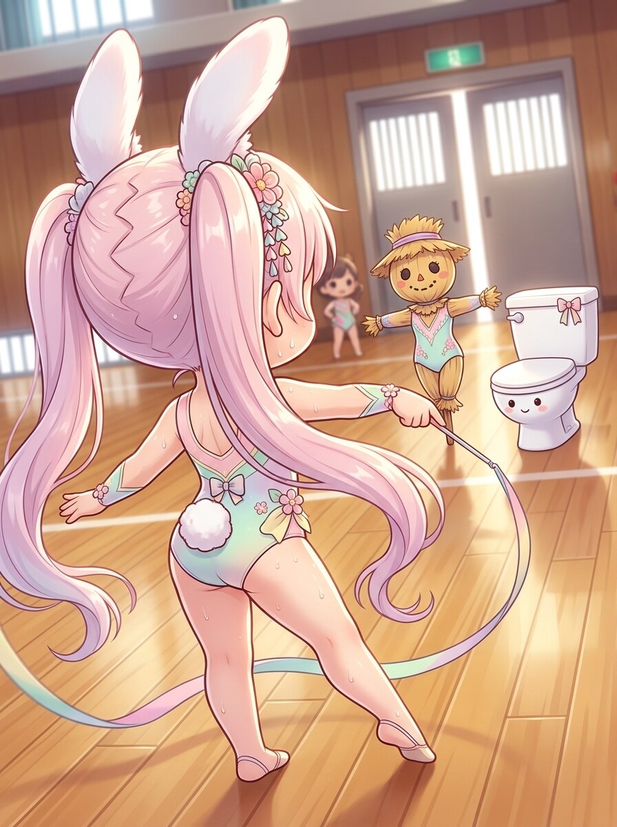 ツインテの分け目はギザギザが可愛いと思います