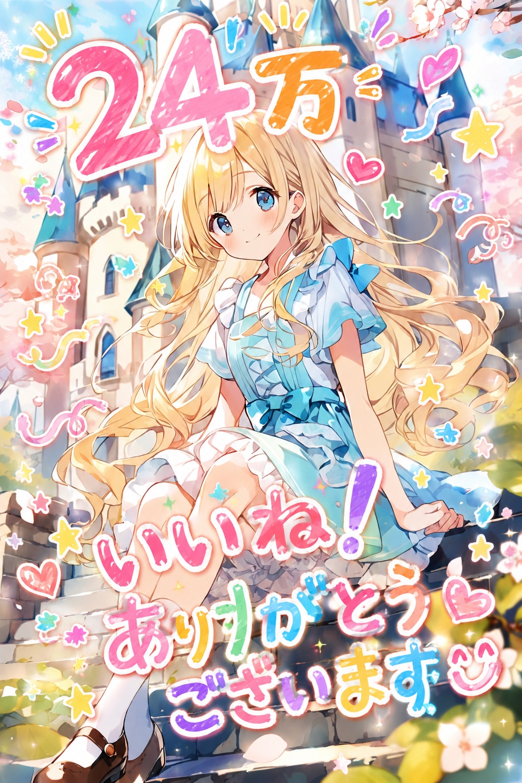 24万いいね！ありがとうございます💕