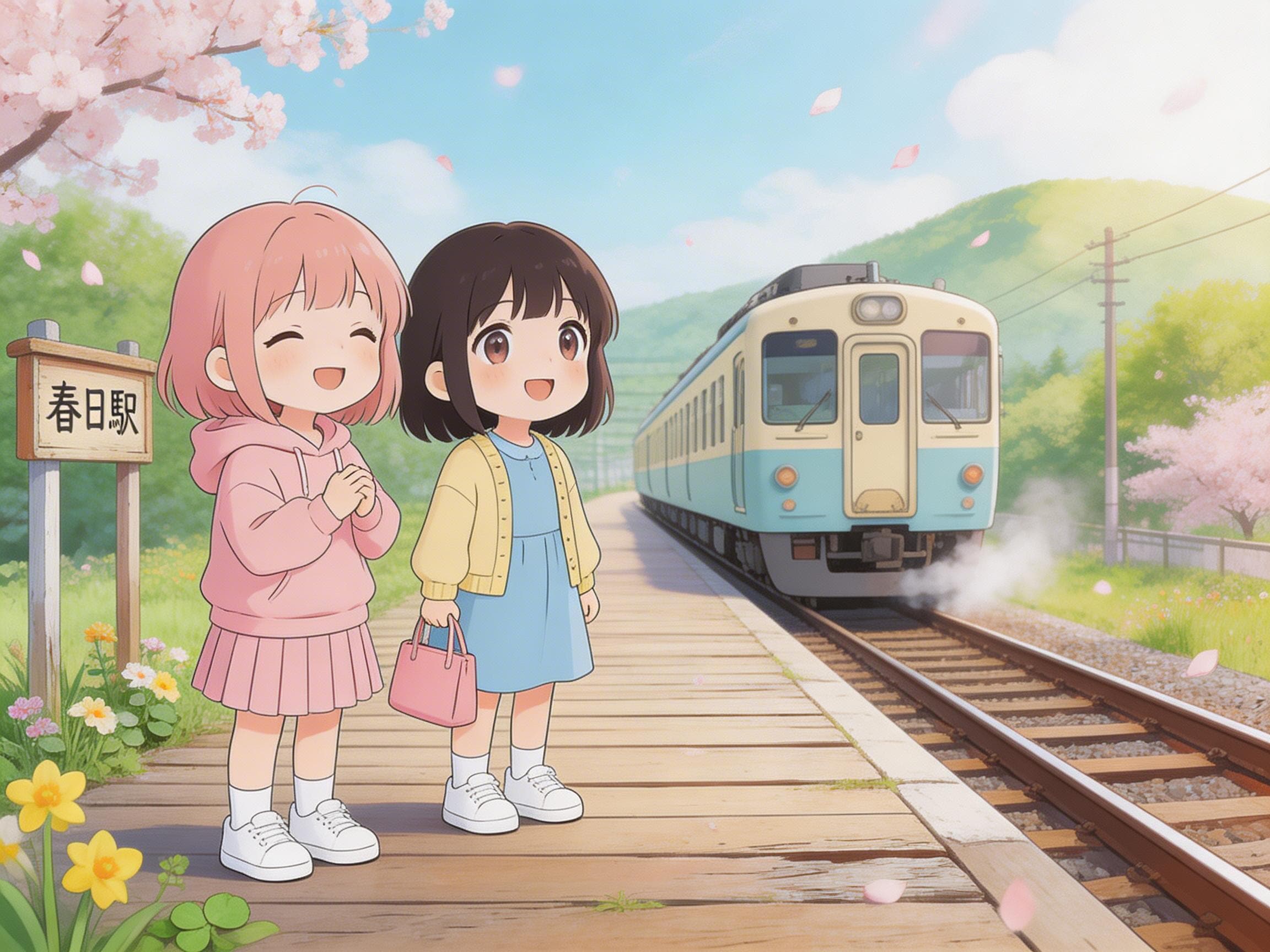 友達とお出かけ | の人気AIイラスト・グラビア