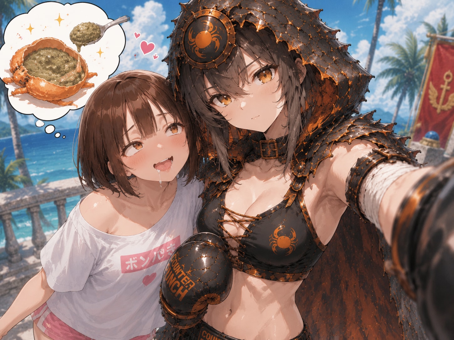 カウンターパンチちゃんとツーショット
