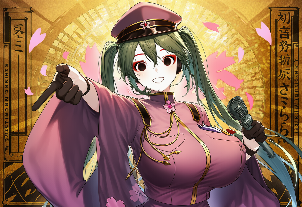 ボカロ　千本桜　初音ミク（爆乳版）