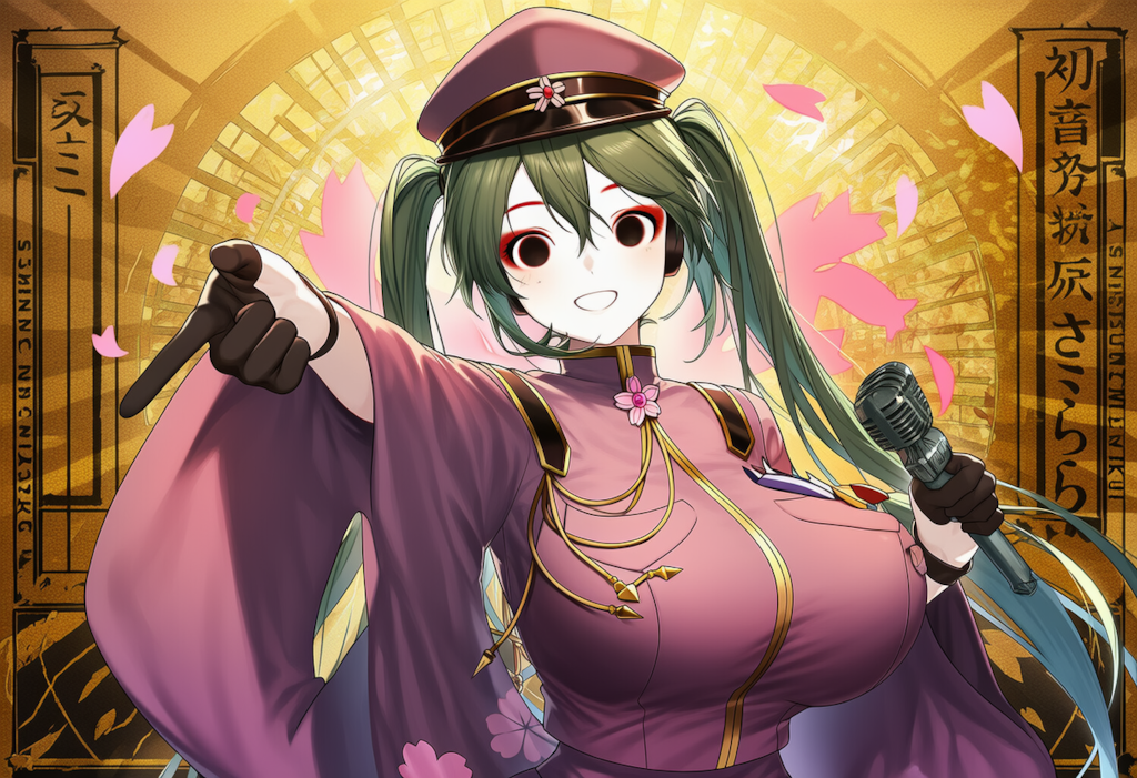 ボカロ　千本桜　初音ミク（爆乳版）