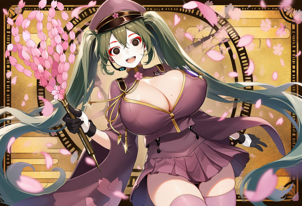 ボカロ　千本桜　初音ミク（爆乳版）
