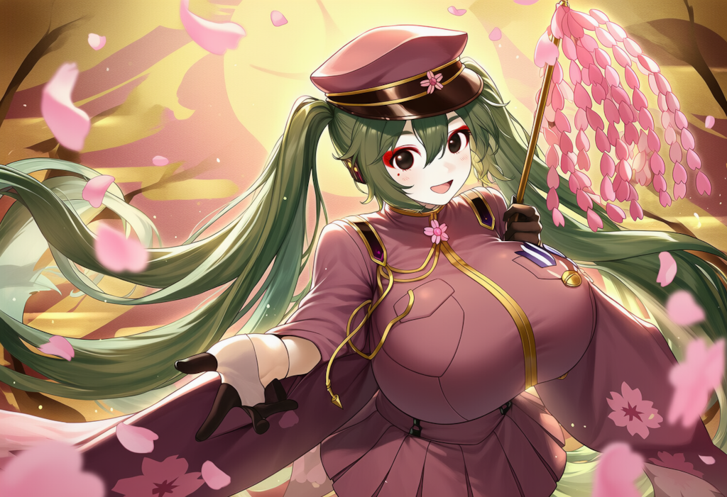 ボカロ　千本桜　初音ミク（爆乳版）