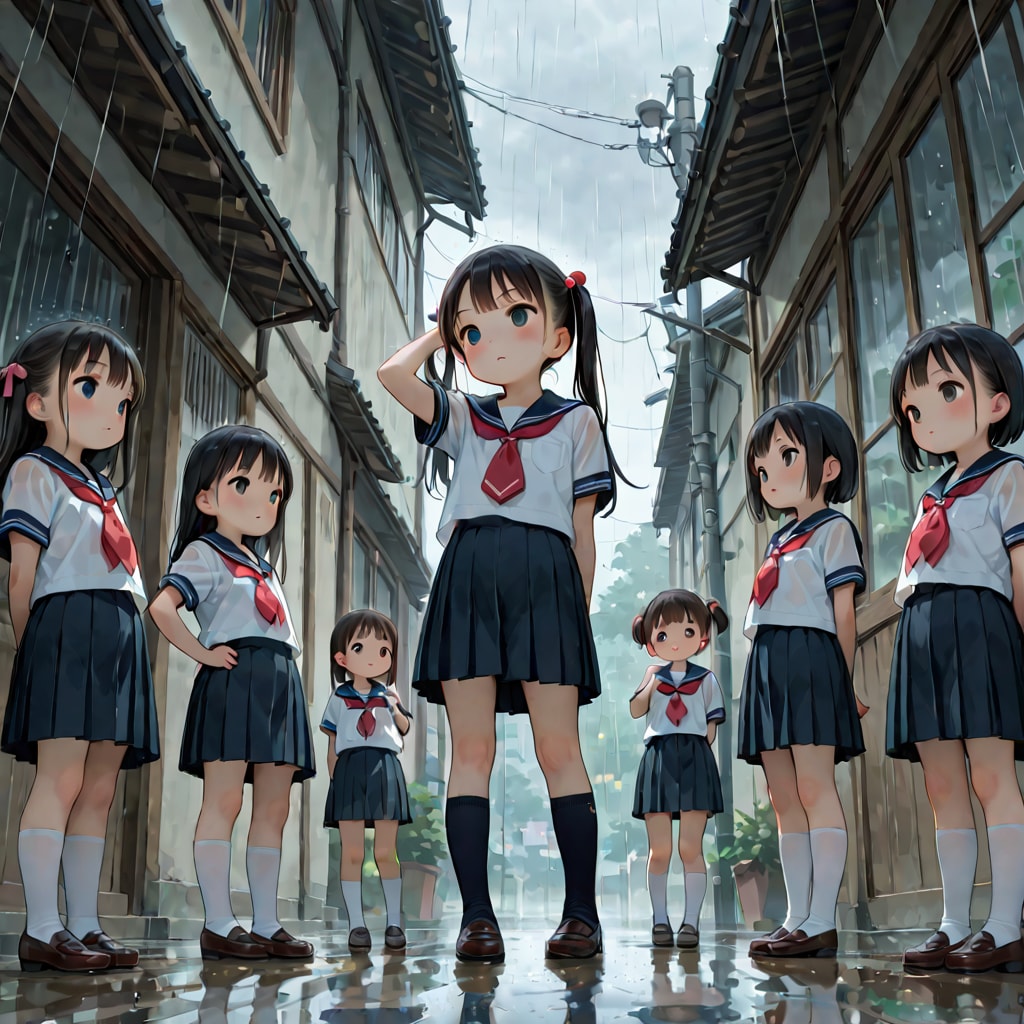 雨の中呼び出し