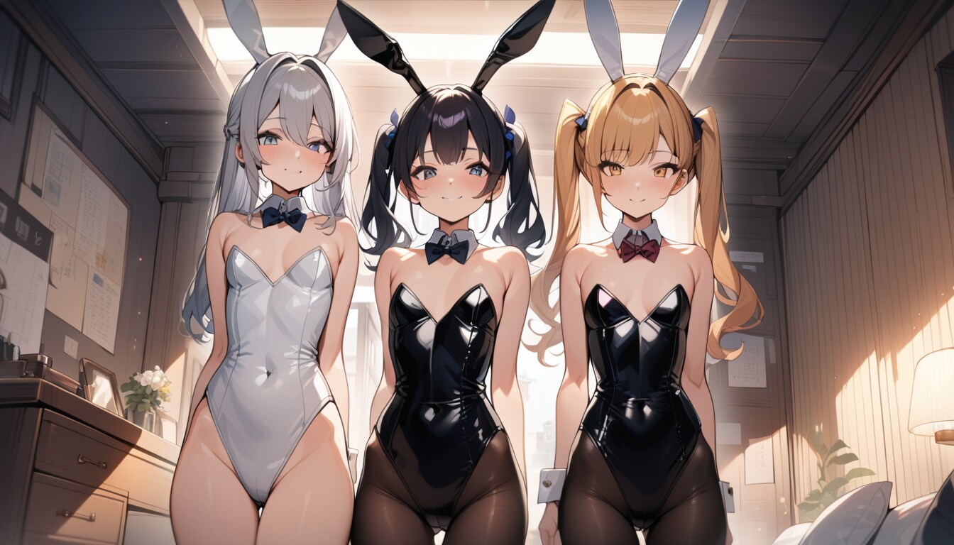 ツインテールバニー集