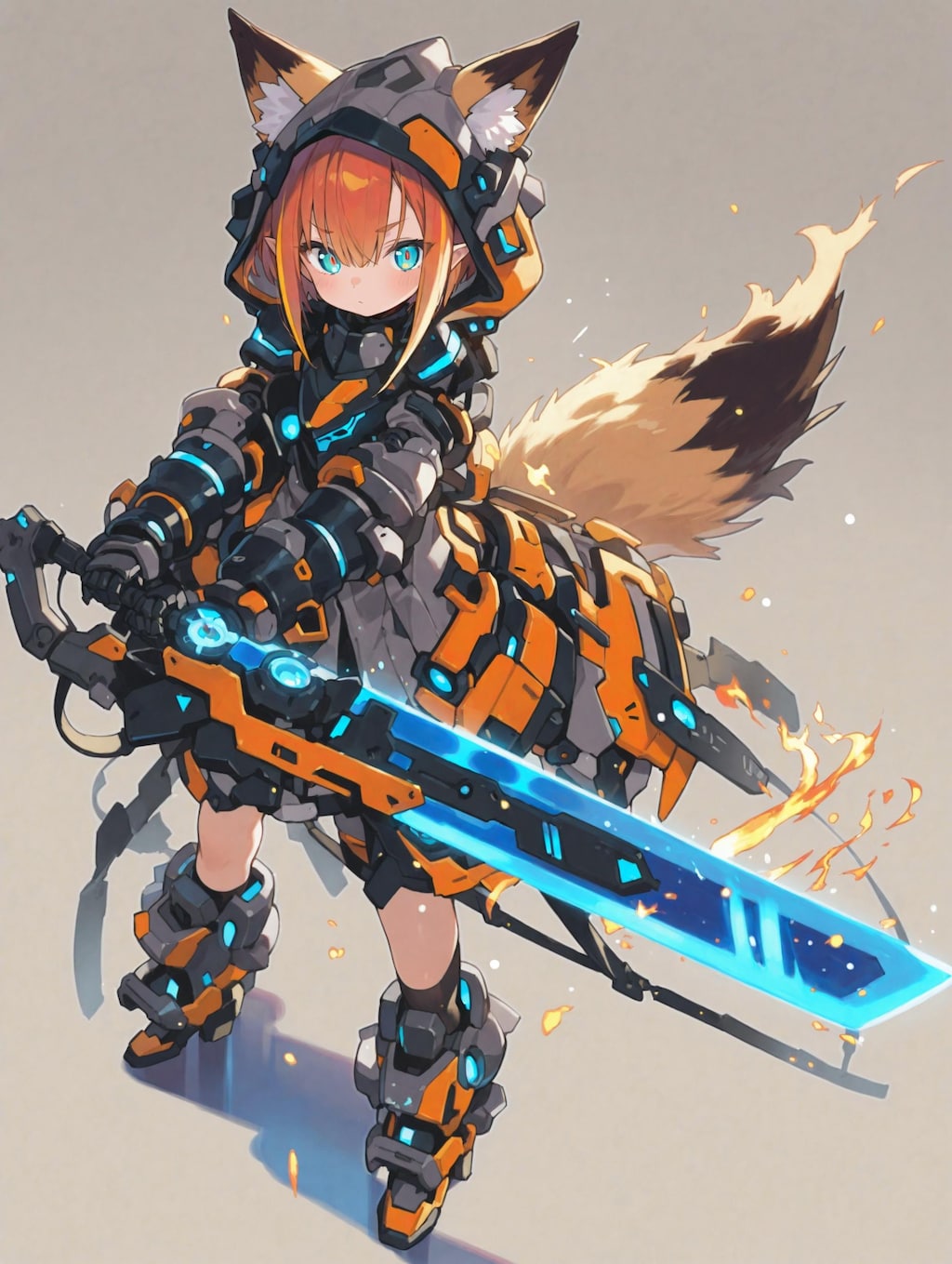 狐火流メカ大剣術