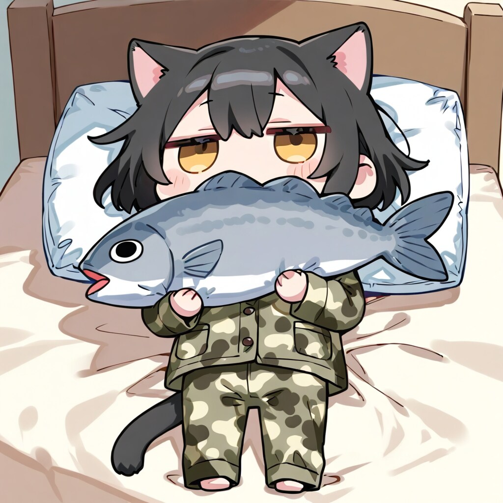 魚クッション