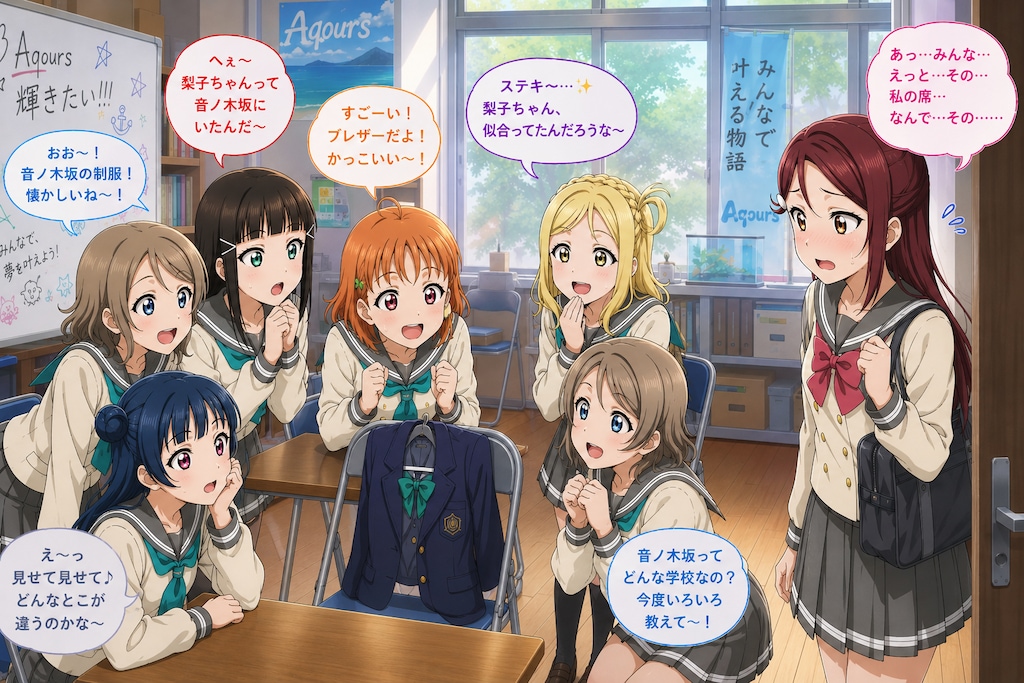 音ノ木坂学院のブレザーを捨てられない桜内梨子