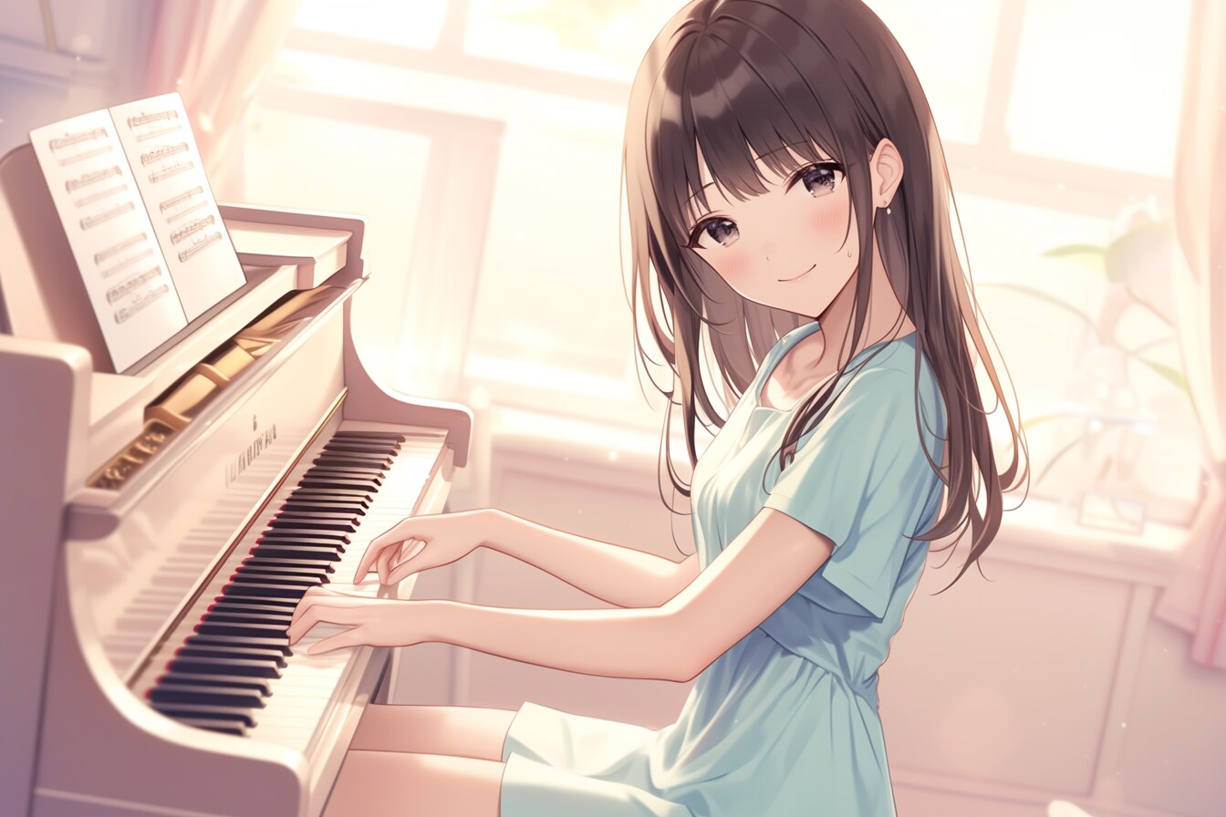 ピアノ少女🎹✨06
