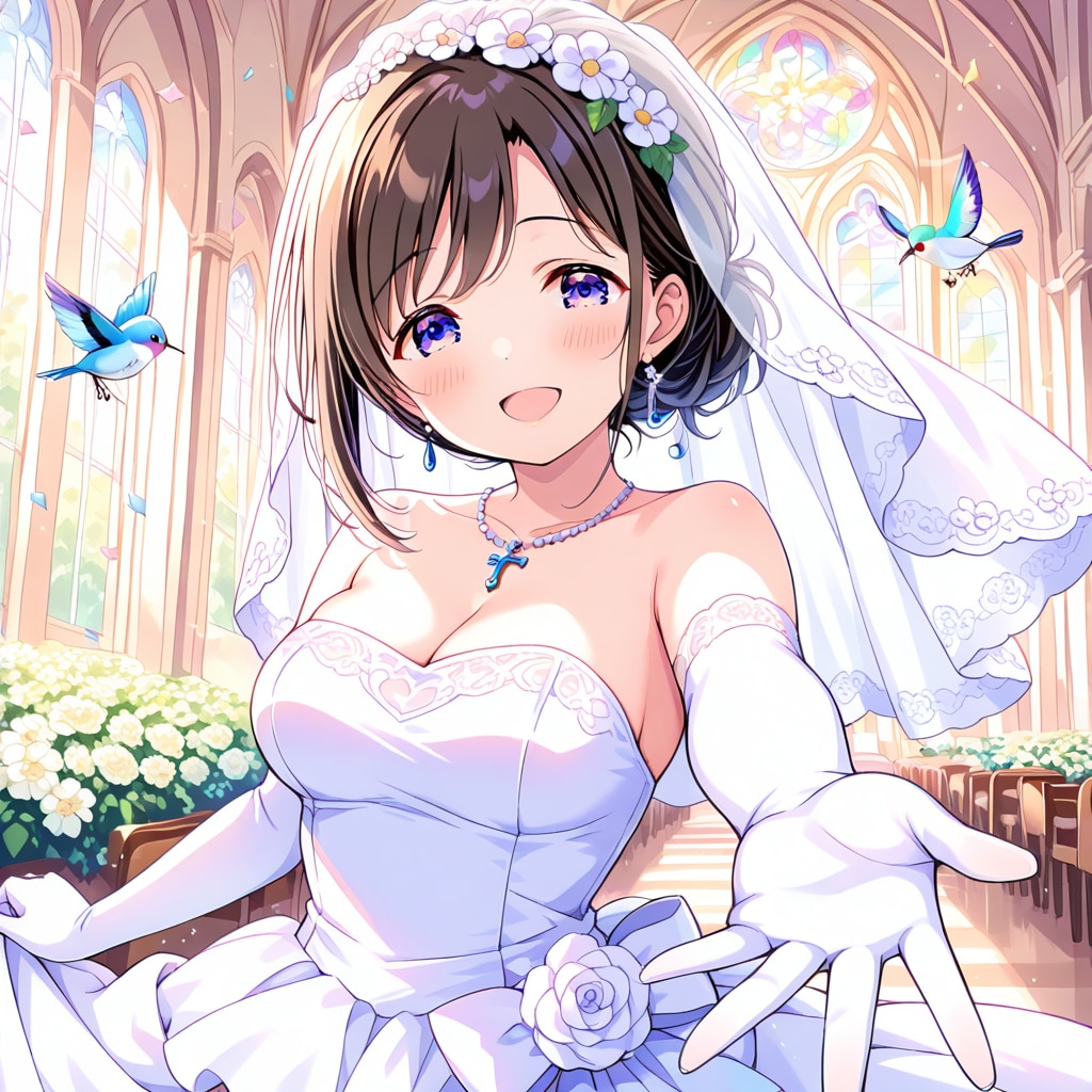 結婚式（１）エルボーグローブ　HARPY