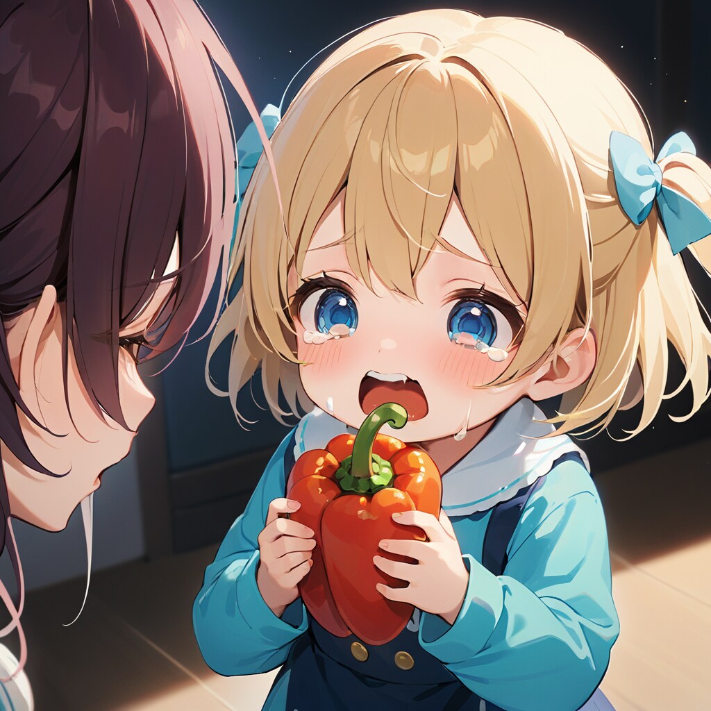 ママ！パプリカ嫌い！ | の人気AIイラスト・グラビア