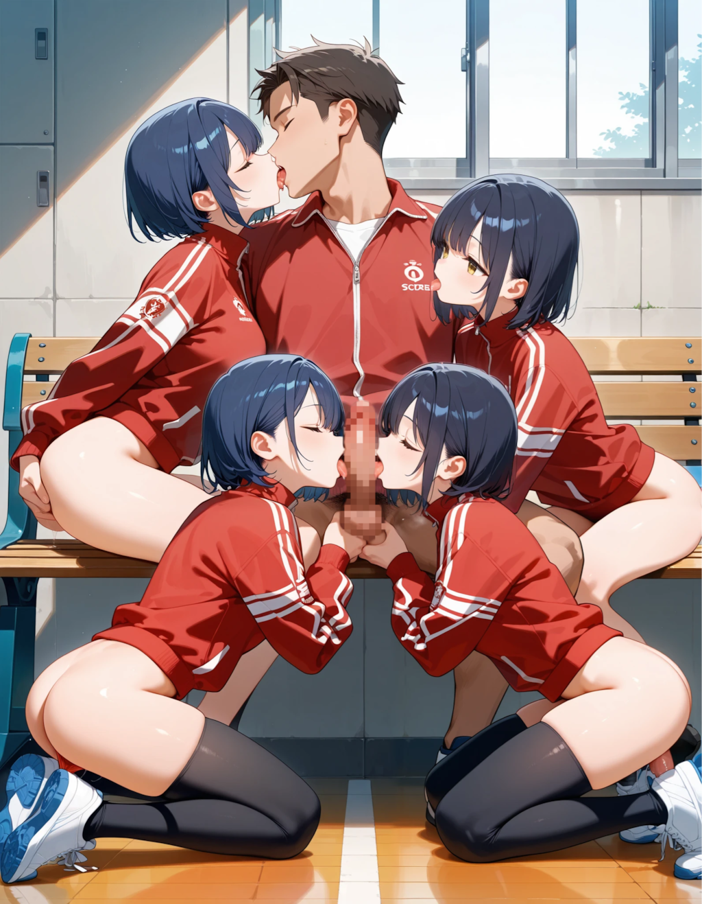 【今日のハーレム】体育会系女子○○部の顧問ごっこ