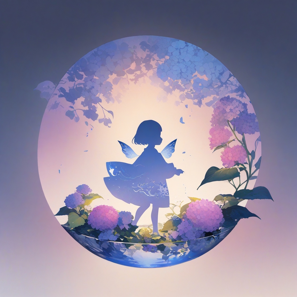 紫陽花の精はいつも儚げ