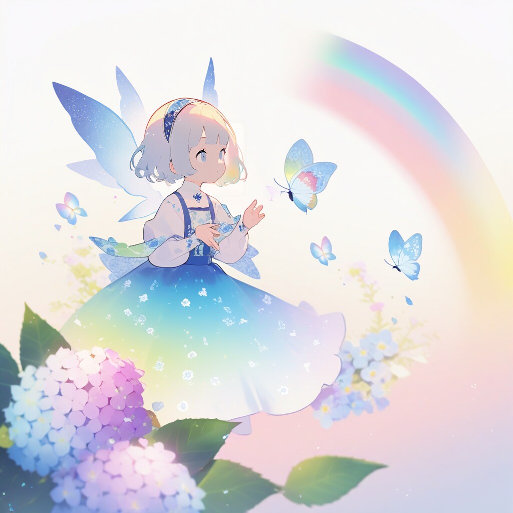 紫陽花の精はいつも儚げ