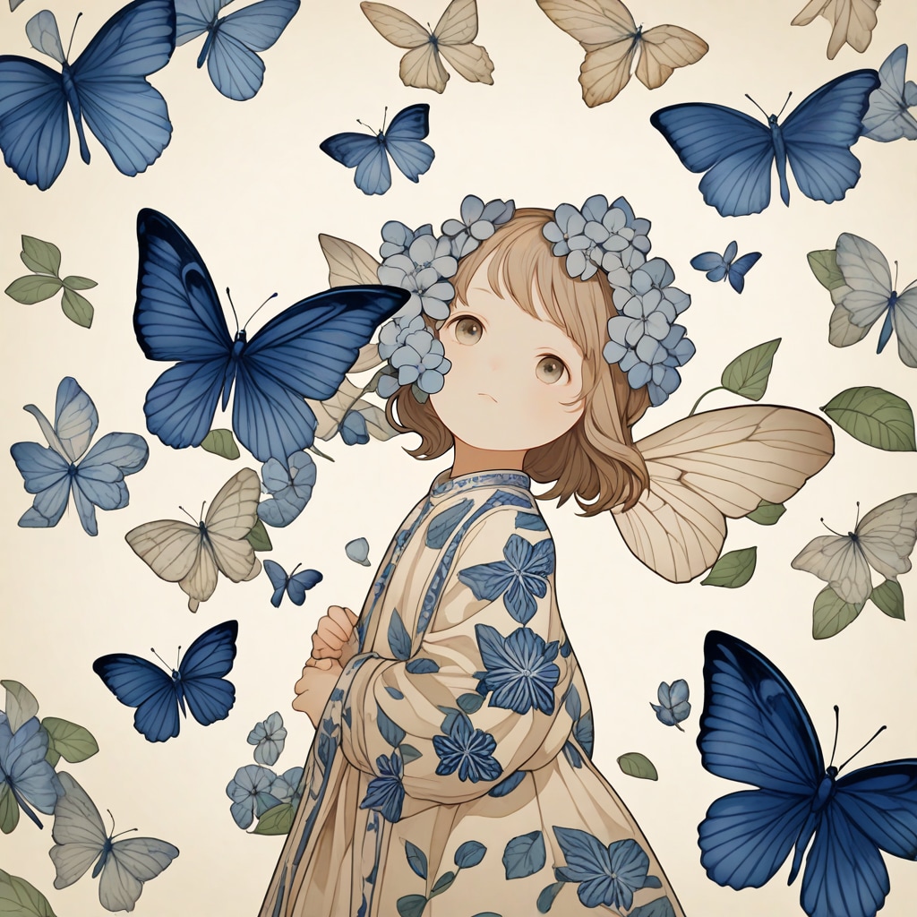 紫陽花の精はいつも儚げ