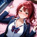 前　赤髪スポーツ少女 3枚目