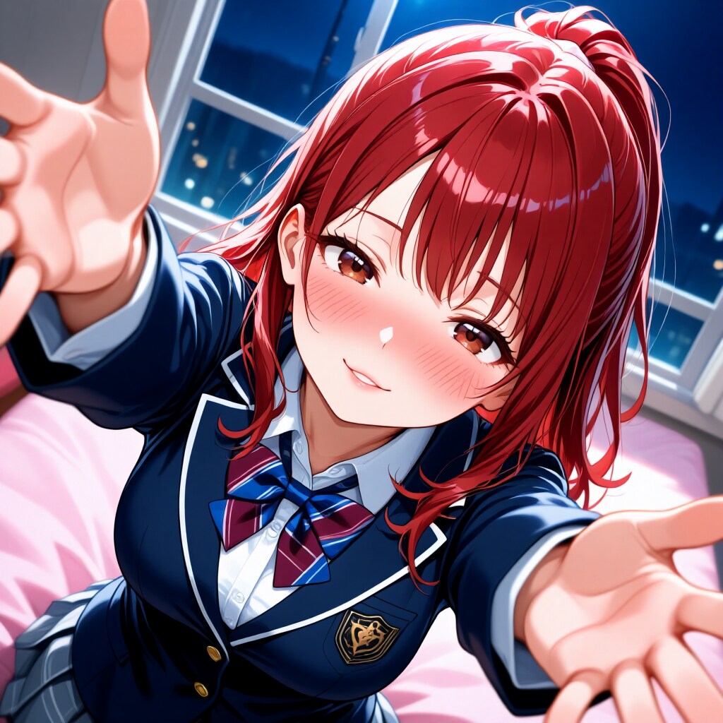 前　赤髪スポーツ少女