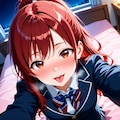前　赤髪スポーツ少女 2枚目