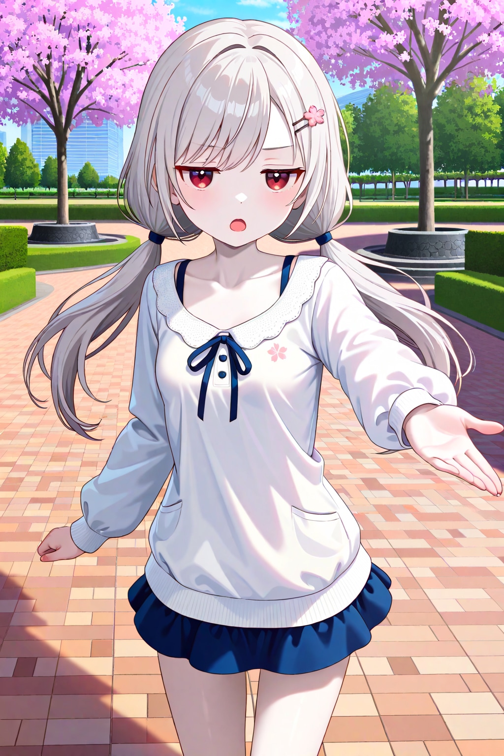 春コーデのアイちゃん