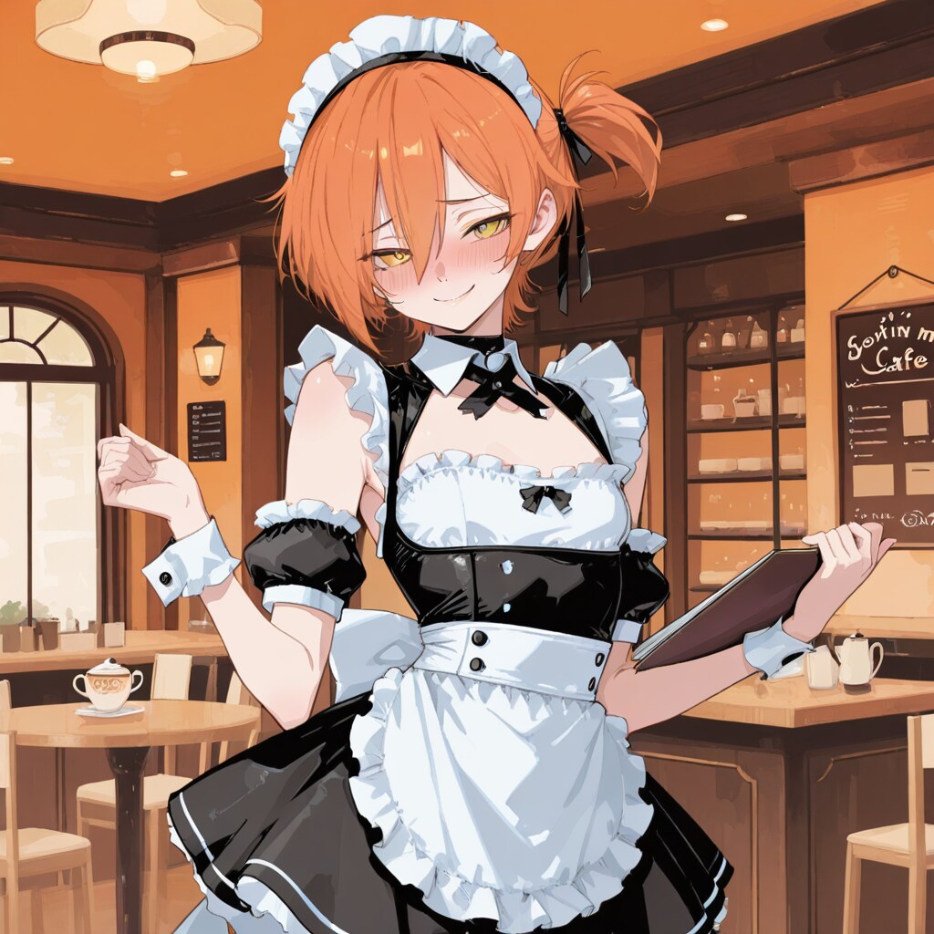 少し照れ屋な後輩系ボーイッシュメイド