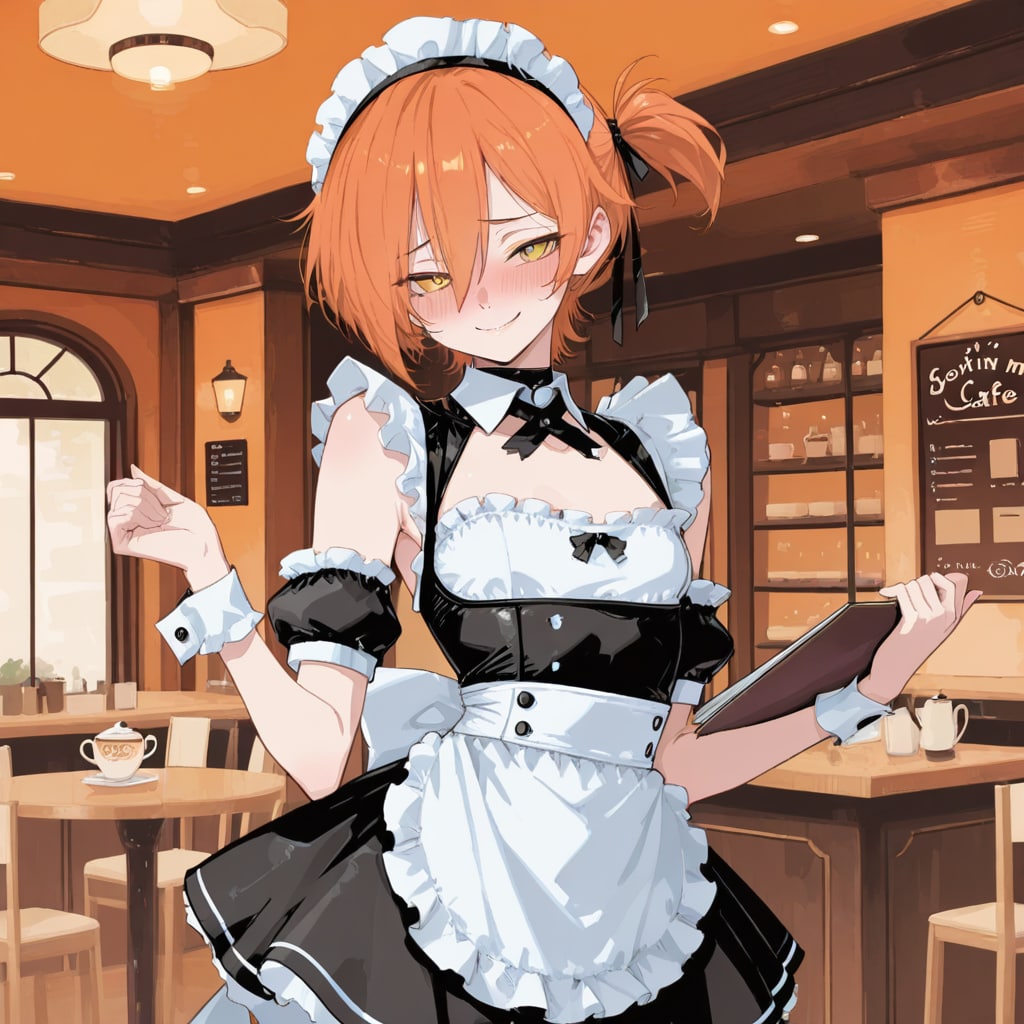 少し照れ屋な後輩系ボーイッシュメイド