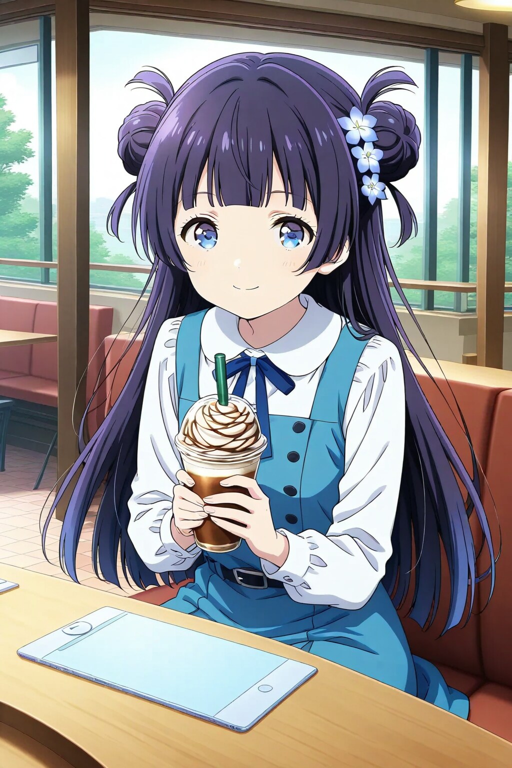 cafeでくつろぐおだんごちゃん🍡✨