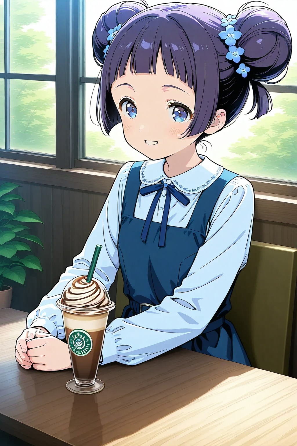 cafeでくつろぐおだんごちゃん🍡✨