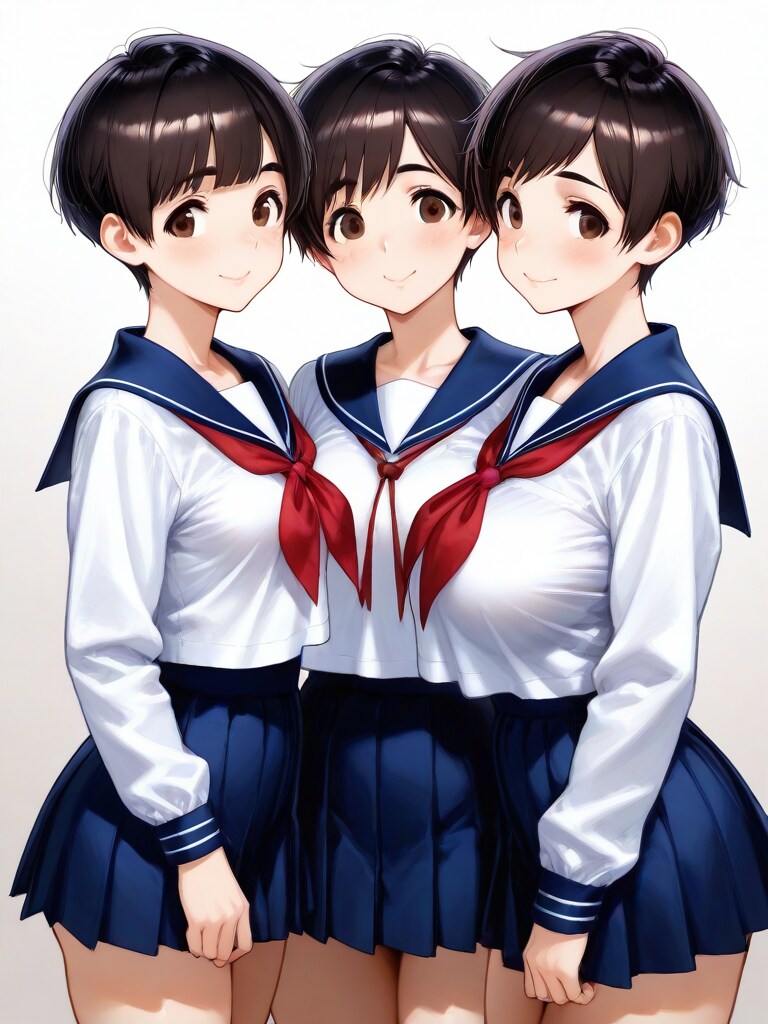 セーラー服〜 | の人気AIイラスト・グラビア