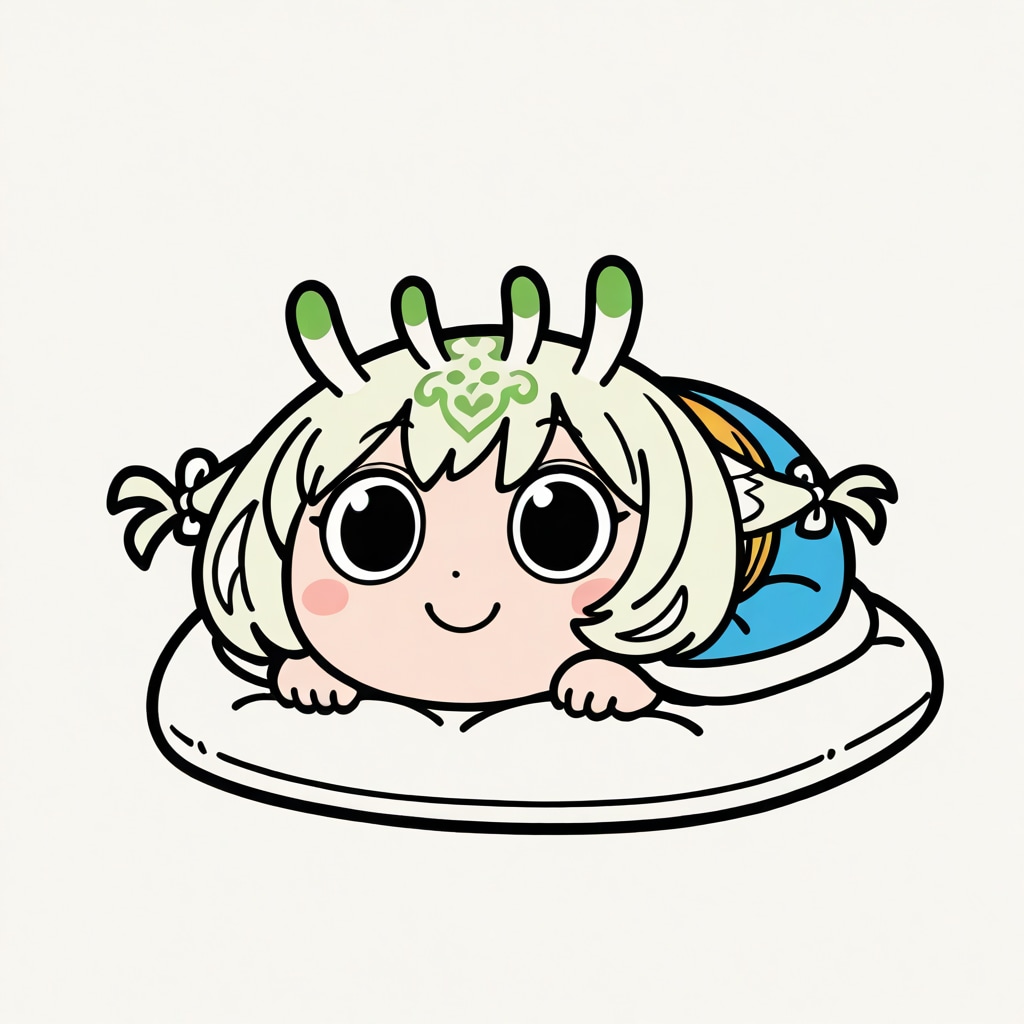 触角布団ガール