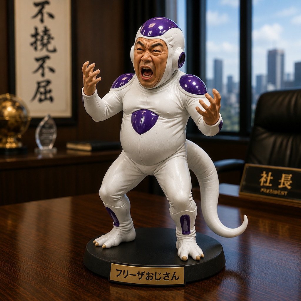 フリーザおじさんのフィギュア