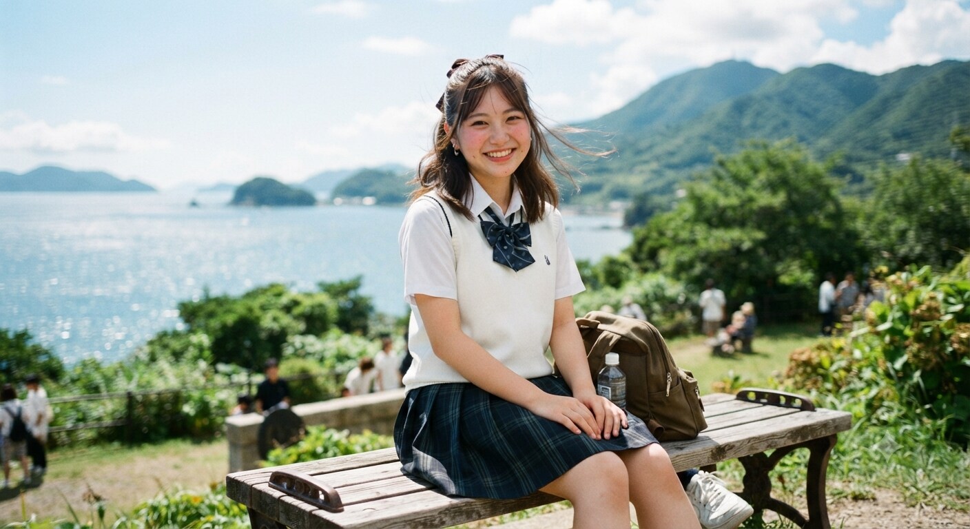 小高い丘で一休み