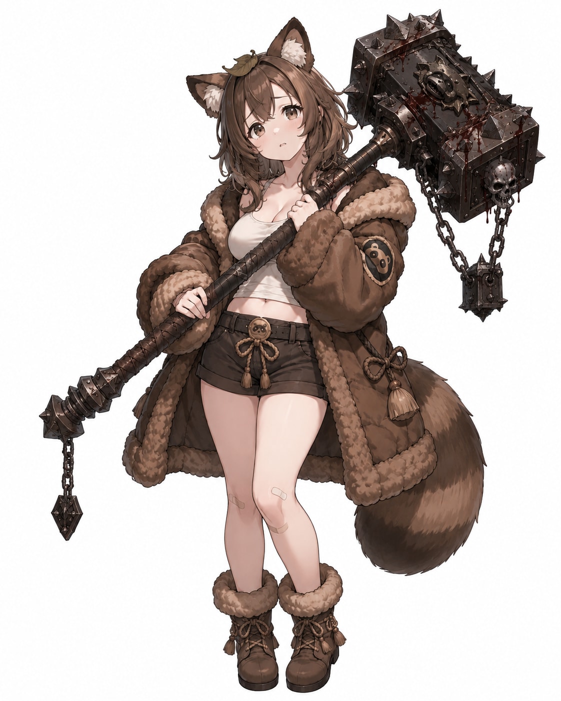 タヌキ獣人ちゃん