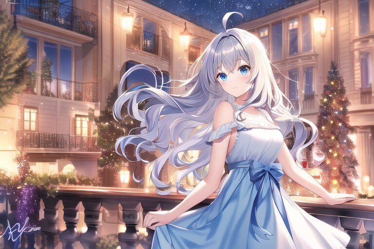 銀髪美少女♪
