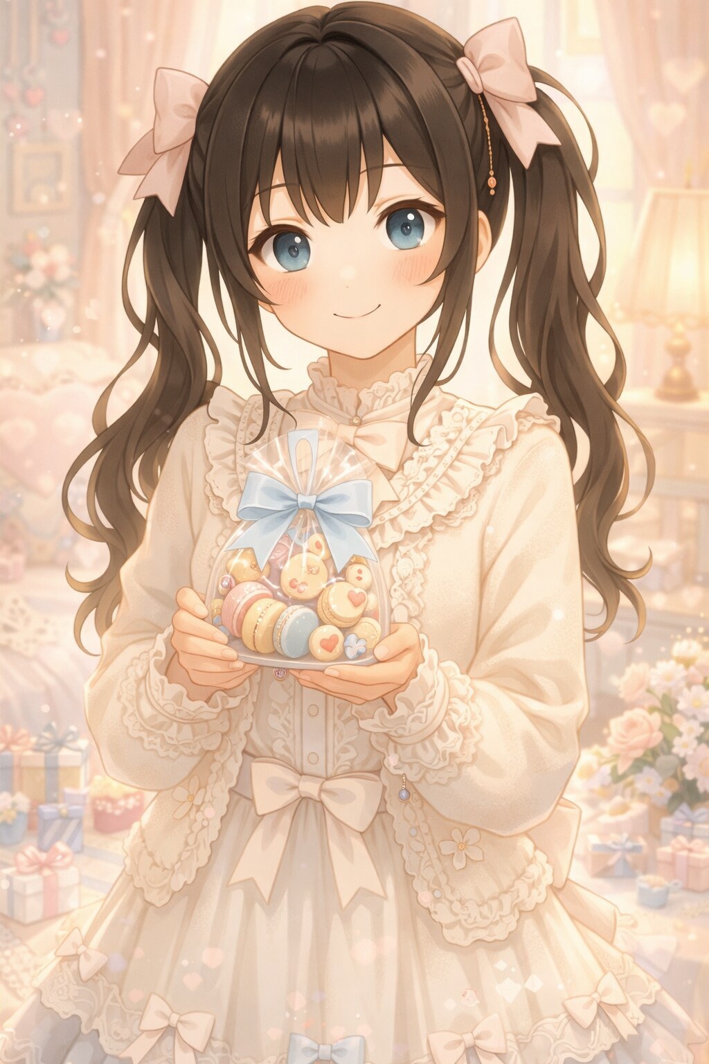 バレンタインデーのお返し(ホワイトデー)【1/3】 | の人気AIイラスト・グラビア