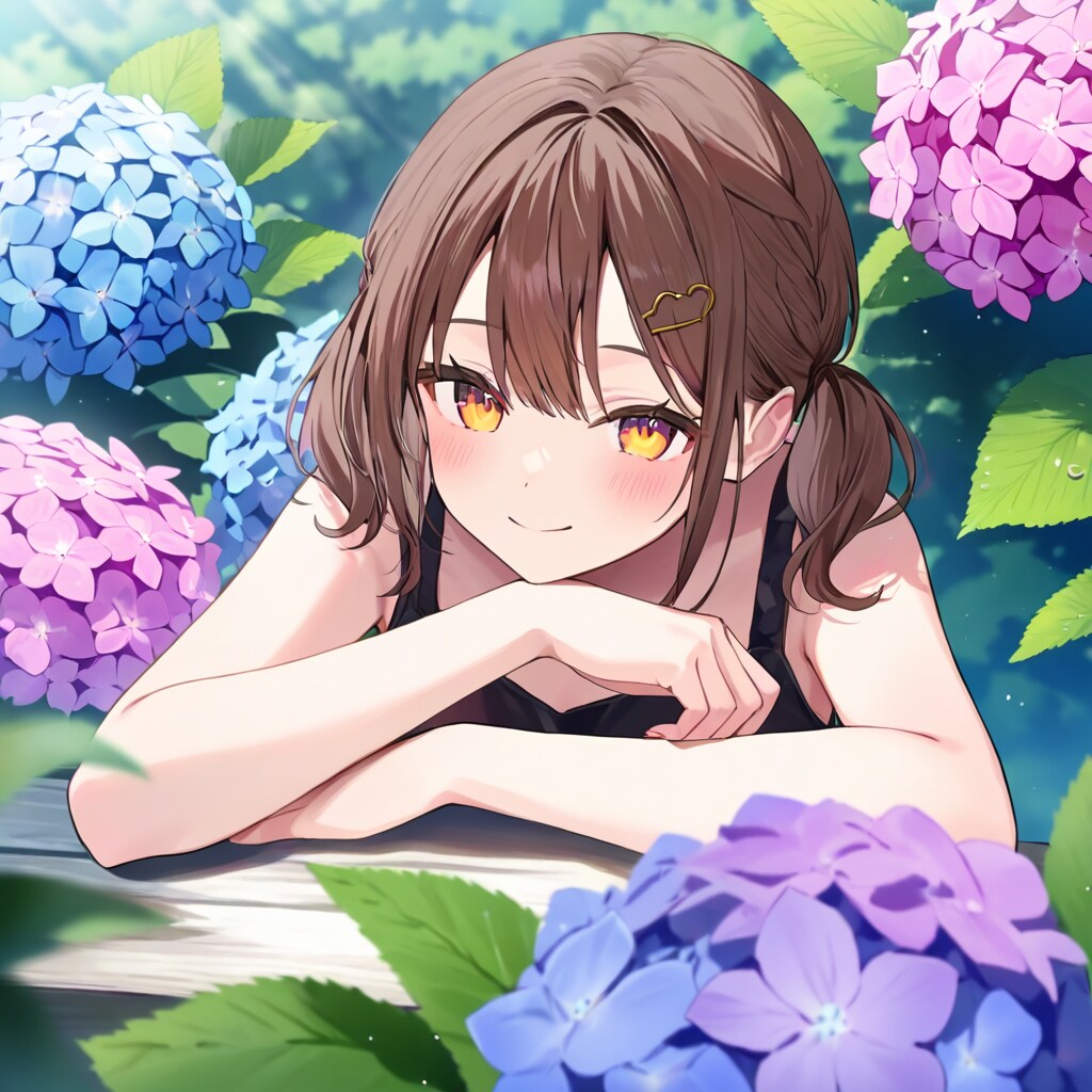 紫陽花 | の人気AIイラスト・グラビア