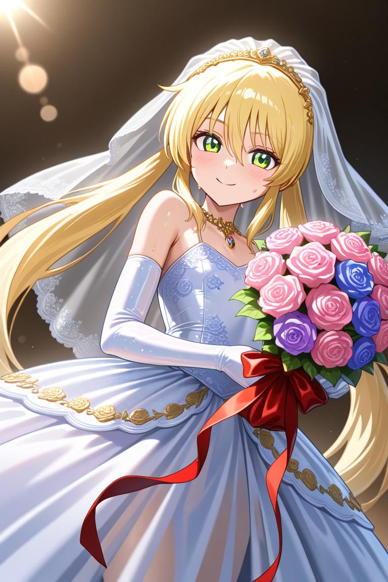 ハヤテのごとく　三千院ナギ　ウェディングドレス