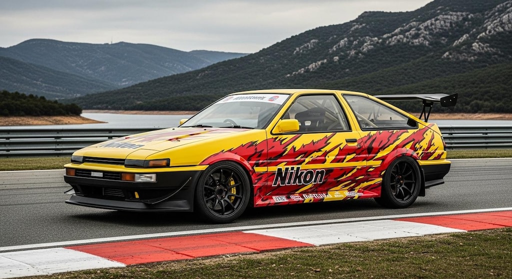 ニコンAE86レーシングカー