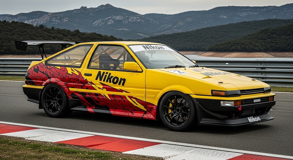 ニコンAE86レーシングカー