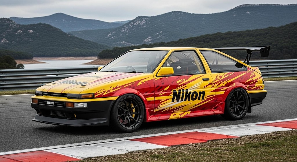 ニコンAE86レーシングカー